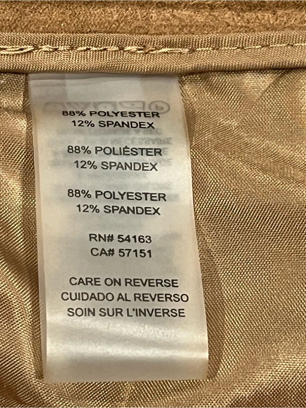 Karl Lagerfeld Brown Wide-Leg Faux Suede Pants in Camel Brown NWT - Picture 7 of 9